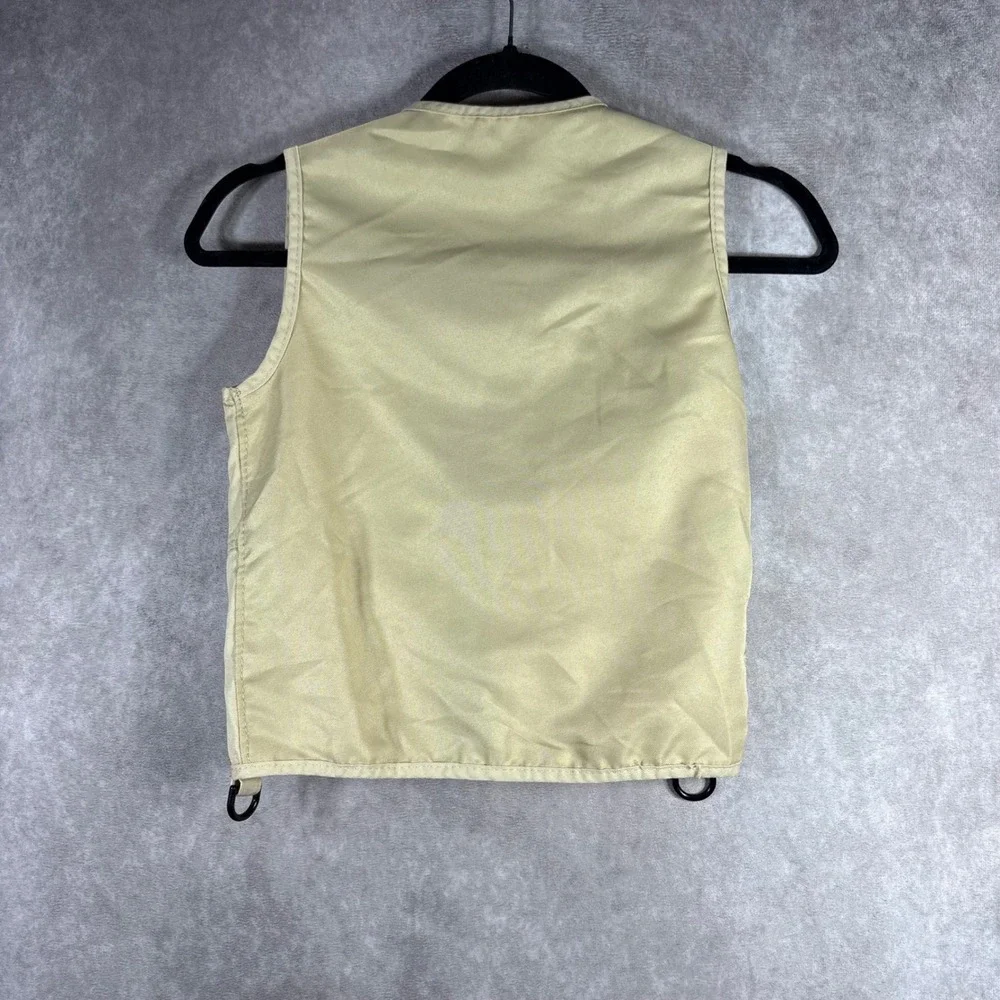 Backyard Safari Vest Kids OS Tan Adventure Cargo Fishing Costume Utility Outdoor